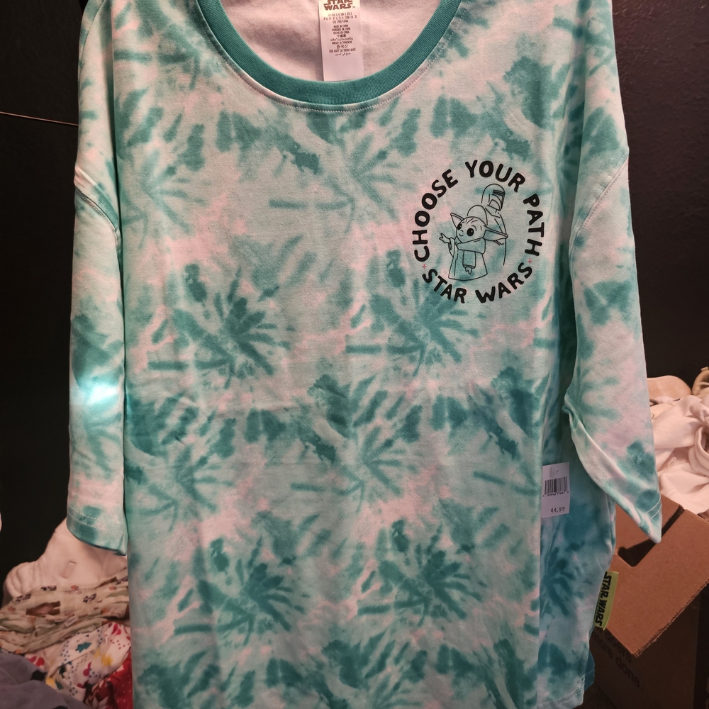 Star Wars Tie-Dye Shirt - Green